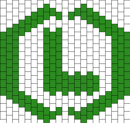 Super Mario Luigi Hat L Mask Bead Pattern - Steve Aoki Kandi Mask (441x418), Png Download