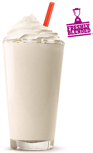 The Perfect Blend Of Cool & Creamy - Burger King Vanilla Shake (500x540), Png Download
