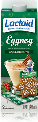 Lactaid® Holiday Nog - Lactaid Eggnog (400x400), Png Download