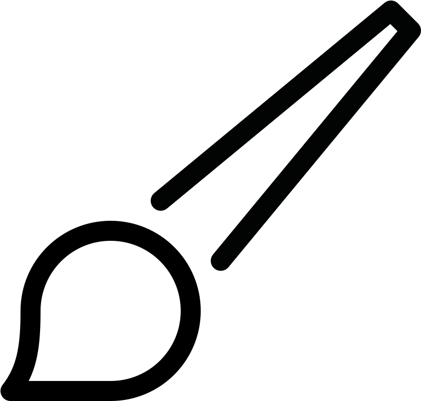 Graphic Edit Brush (960x960), Png Download