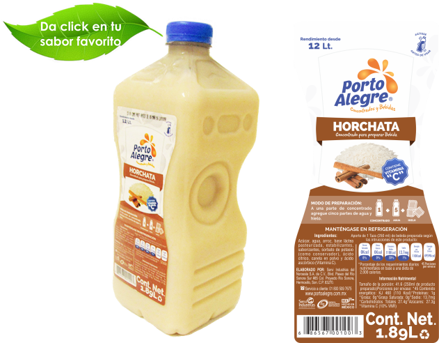 Porto Alegre - Concentrados Regulares - △▽ - Concentrado De Horchata Porto Alegre (725x556), Png Download
