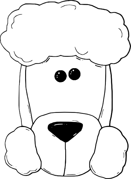 Dog Face Svg Clip Arts 438 X 596 Px (438x596), Png Download