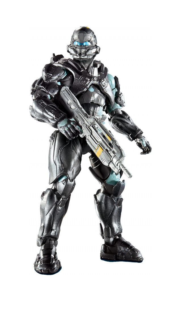 343 And Mattel Announce Massive Line Of Halo Toys - Halo Alpha Crawler Spartan Locke 6 Inch Action Figure (640x1137), Png Download