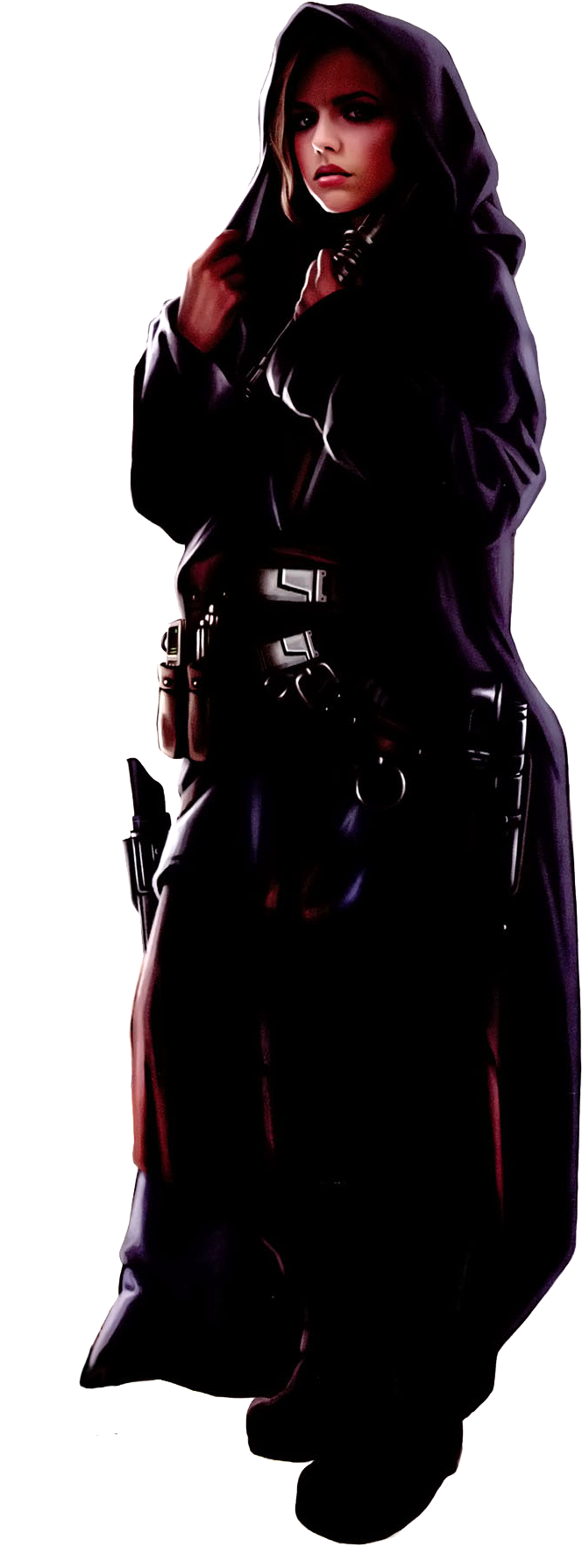 Jedi Sentinel Shadow Fdcr - Darth Vader (750x1820), Png Download