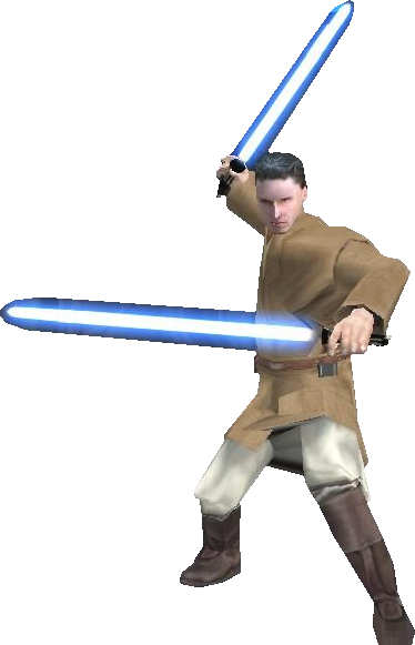 Jedi Master 1 Bfii - Jedi Order Battlefront 2 (374x581), Png Download
