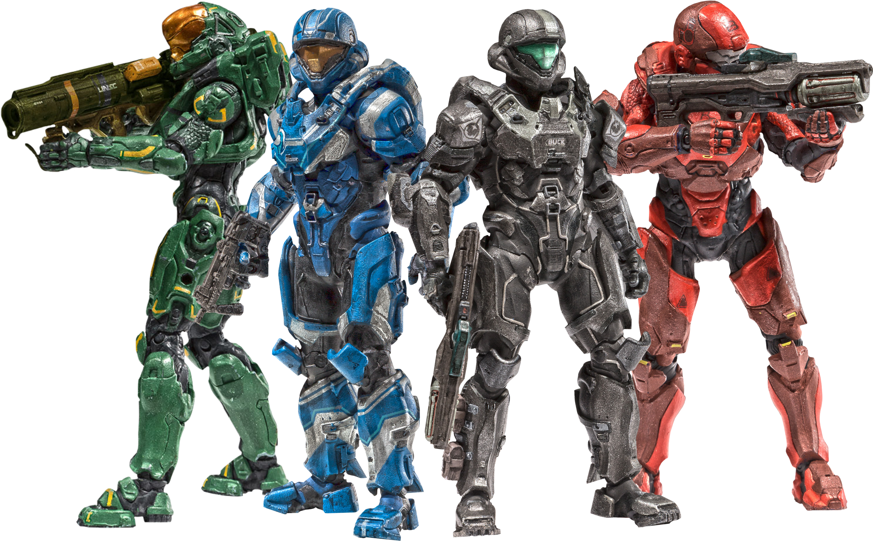 Series 2 6” Action Figure Assortment - Halo 5: Guardians Series 2 Spartan Hermes Action Figure (2946x1832), Png Download