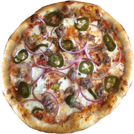 Spicy Sausage 20150603190320 - Pizza (600x600), Png Download
