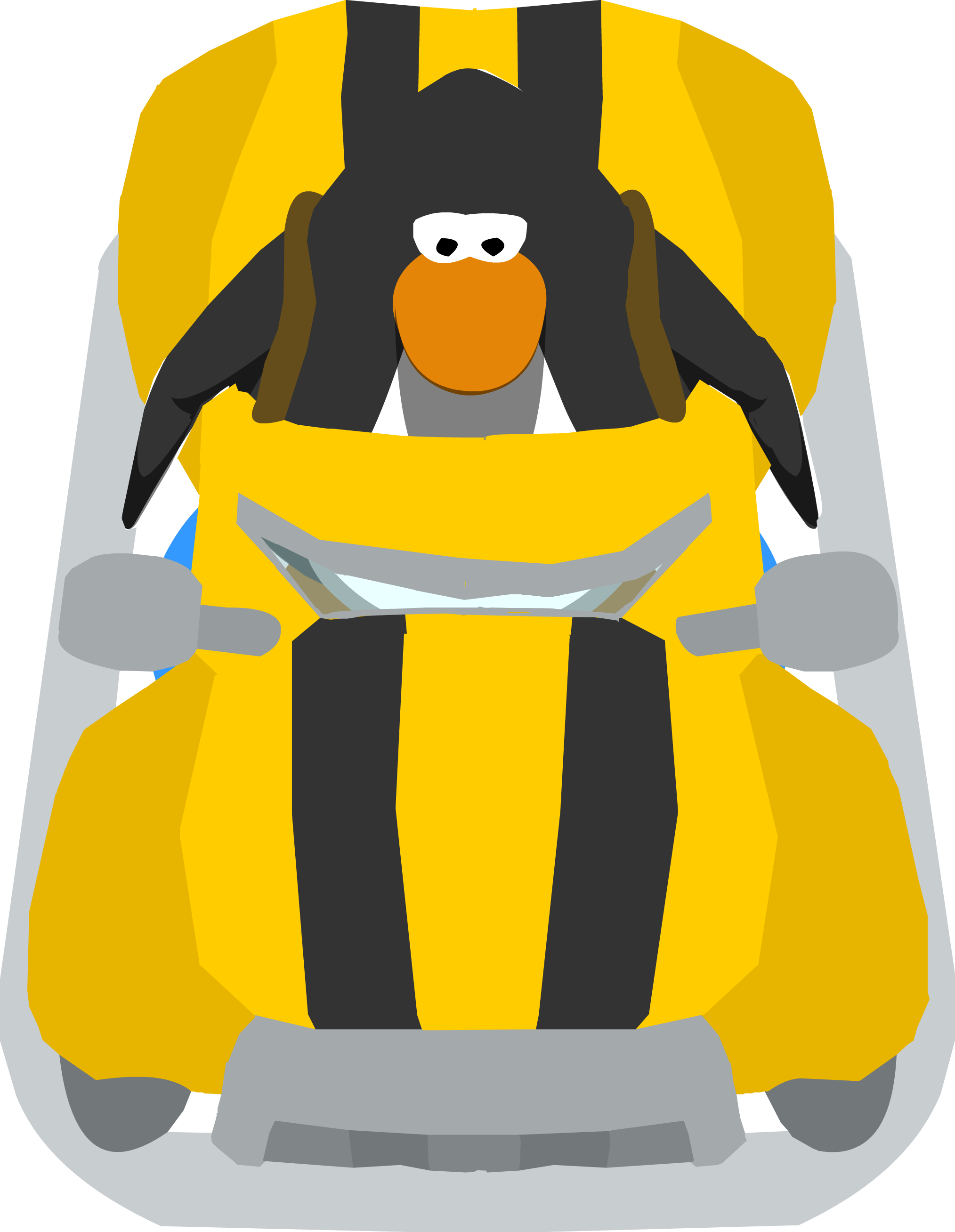 Download Transparent Yellow Wheeler In-game - Club Penguin Giant