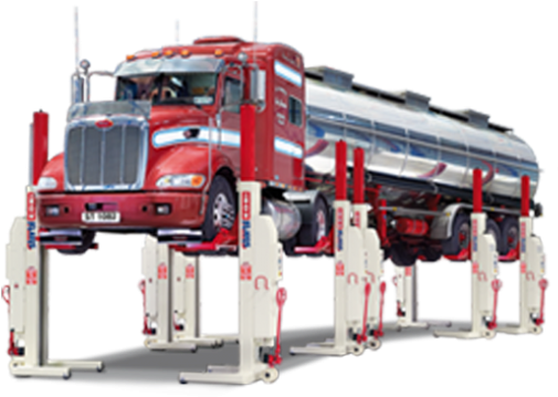 Heavy Duty Vehicle Lifts - Koni Mobile Column Lifts (560x370), Png Download