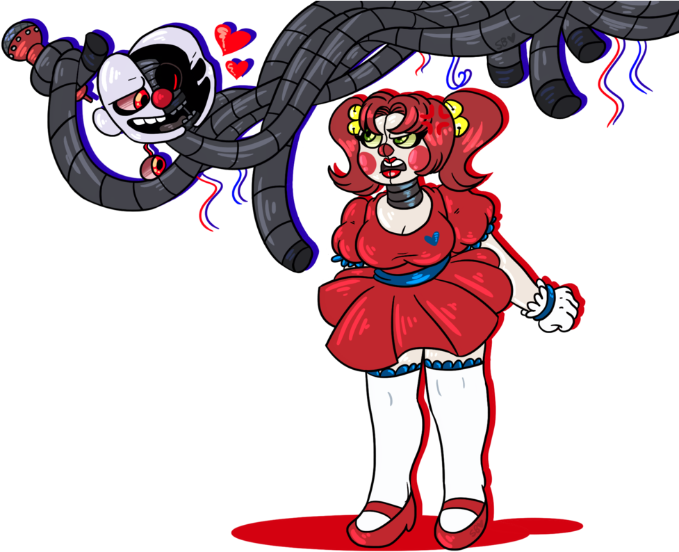 Hey Baby Baby - Fnaf Baby (1004x795), Png Download