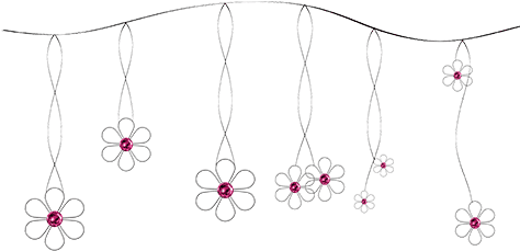Hanging Flowers - Tumblr (700x315), Png Download