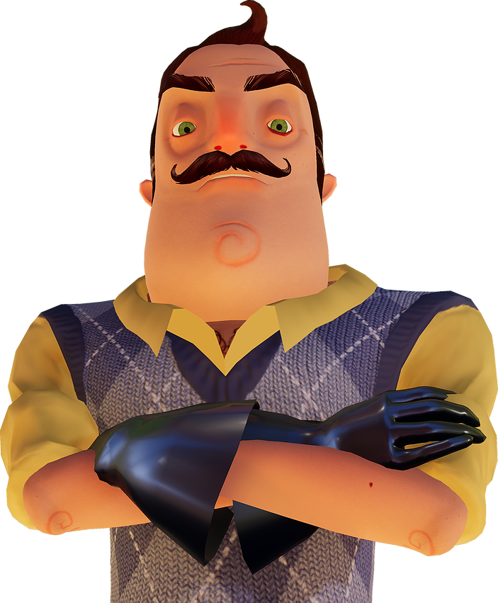 Helloneighbor Mr Peterson Helloneighbour - Hello Neighbor S Family (703x851), Png Download