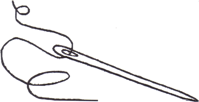 Sewing Needle Png Image - Needle Coloring Page (800x417), Png Download