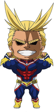 Products/hero Allmight2 New - My Hero Academia Keychains (480x480), Png Download