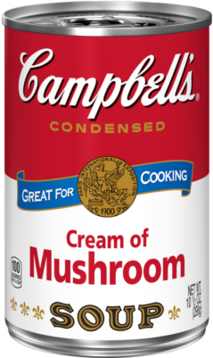 Cream Of Mushroom Soup - Campbells Mushroom Soup (400x400), Png Download