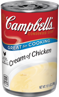 Cream Of Chicken Soup - Campbell's Cream Of Chicken Soup (400x400), Png Download