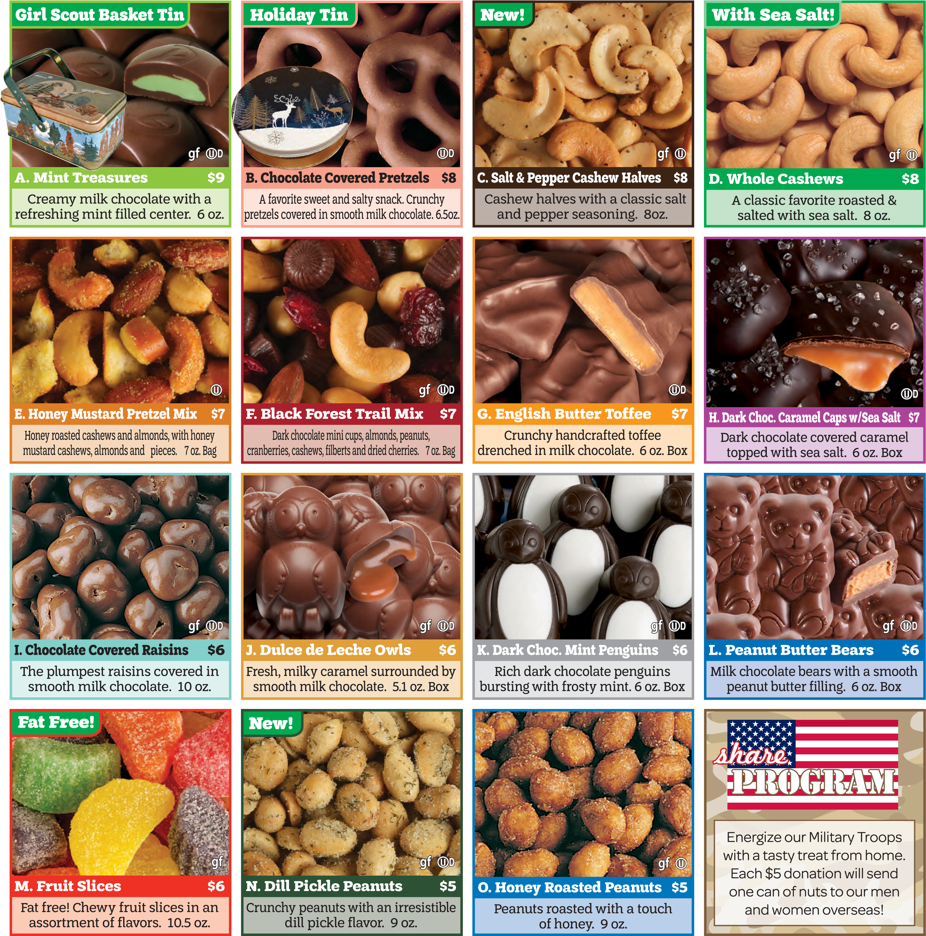 Honey Roasted Peanuts Will Be Donated To The Share - Girl Scout Fall Product 2018 (3120x3131), Png Download