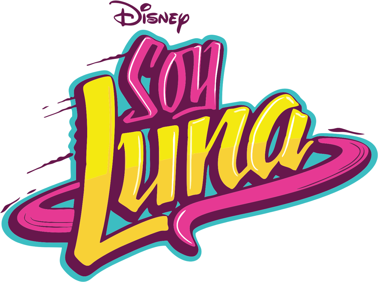 Soy Luna Logo - Soy Luna Logo Para Editar (1600x1136), Png Download