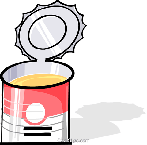 Can Of Soup Royalty Free Vector Clip Art Illustration - Soup Can Clip Art (480x475), Png Download