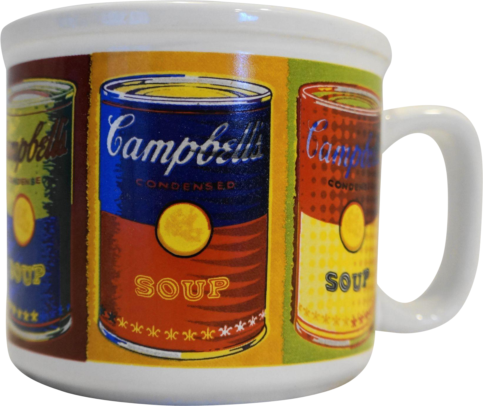 Campbell's Soup Condensed Soup Cans Pop Art Multicolor - Pop Art Andy Warhol (1646x1646), Png Download
