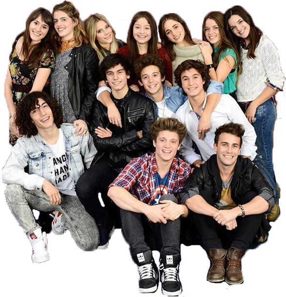 Os Melhores Queria Poder Conhece-los Pessoalmente Pois - Elenco De Soy Luna Png (587x609), Png Download