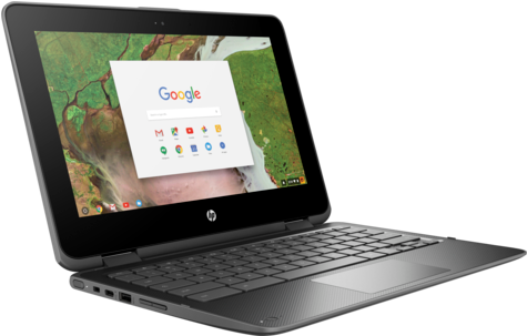 Hp Chromebook - Hp Chromebook 11 G6 (474x356), Png Download