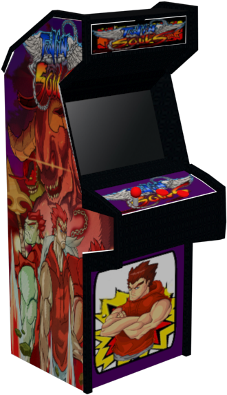 Arcademachine Bookspilecartoon Fencecartoon Imackaputcartoon - Video Game Arcade Cabinet (1280x720), Png Download