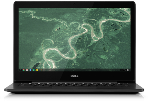 Dell Chromebook - Chromebook Screen (480x370), Png Download