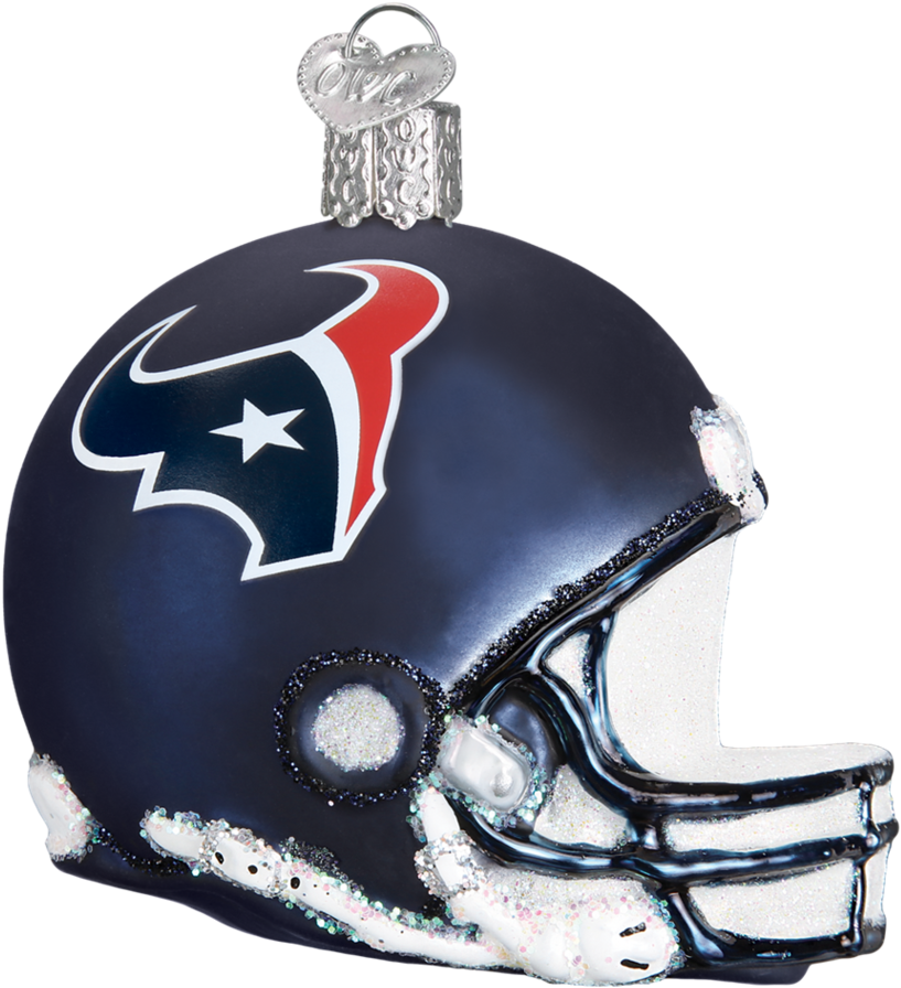 Houston Texans Helmet Ornament - Houston Texans Helmet 71317 Old World Christmas Ornament (387x387), Png Download