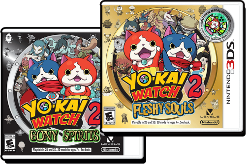 31 Hours Into Fleshy Souls And I'm Not Slowing Down - Yo Kai Watch 2 Nintendo 3ds (500x334), Png Download