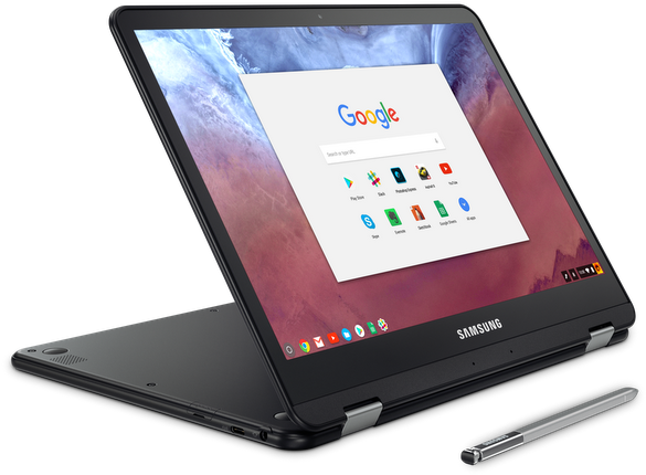 Samsung Chromebook Pro With Pen - 2018 Chromebooks (1000x563), Png Download