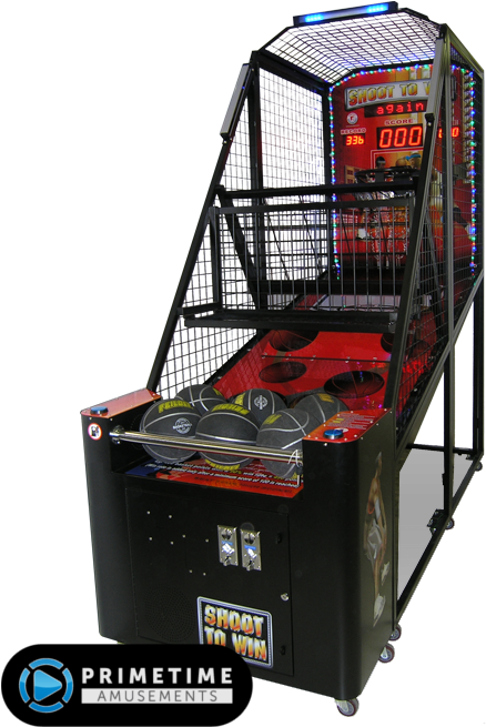 Shoot To Win Basketball Arcade Game - Basketball Shoot Arcade (530x823), Png Download