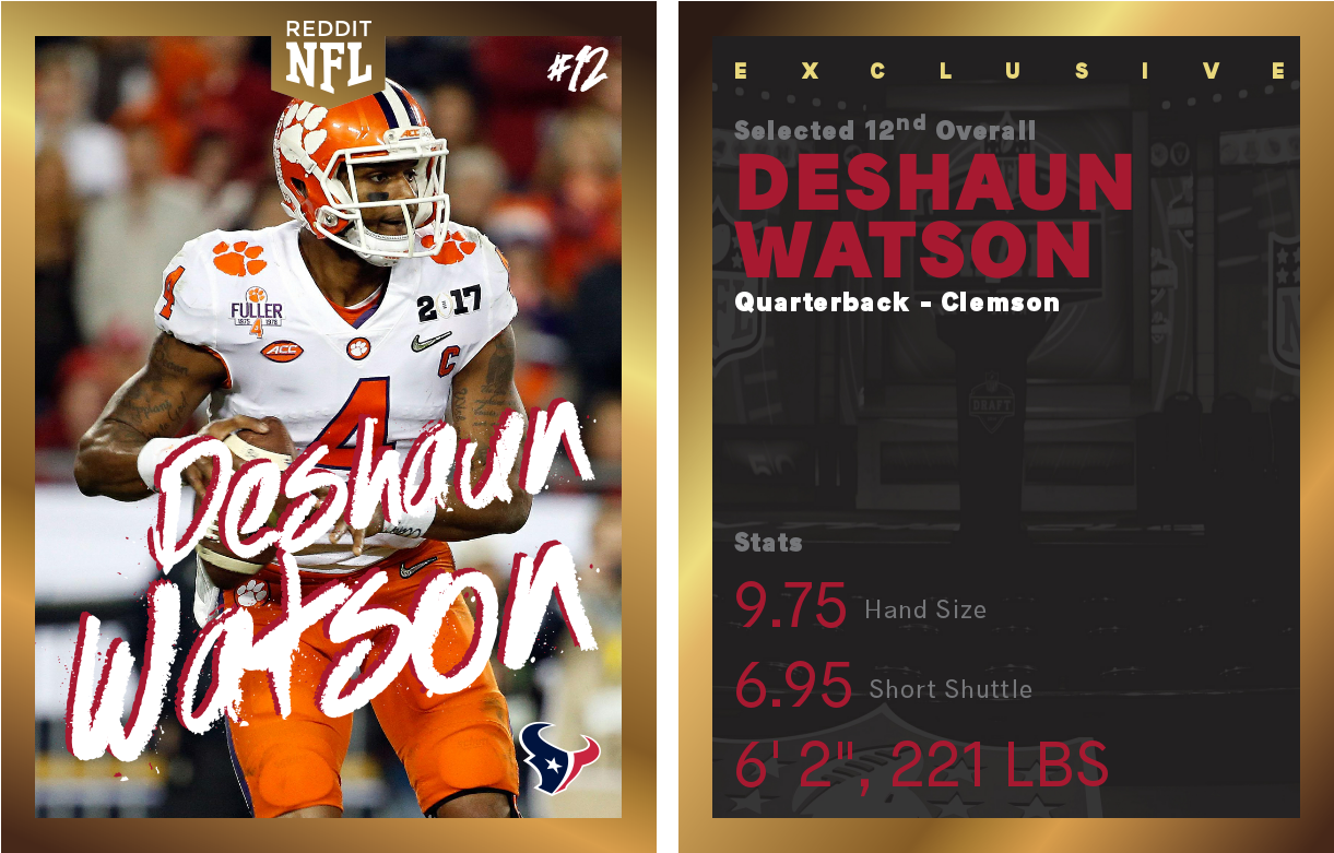 Deshaun Watson, Qb, Clemson - Kick American Football (1260x820), Png Download