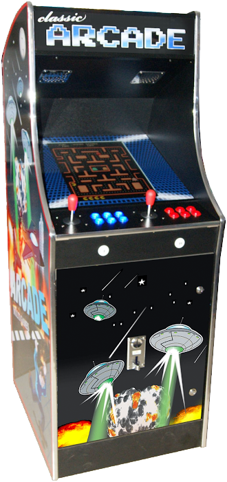 Arcade Machine - Cosmic Ii 60-in-1 Multi Game Arcade Machine (330x701), Png Download