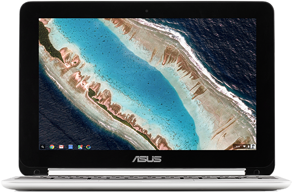 Find Your Chromebook - ブルーライトカット保護フィルム Asus Chromebook Flip C101pa (600x392), Png Download