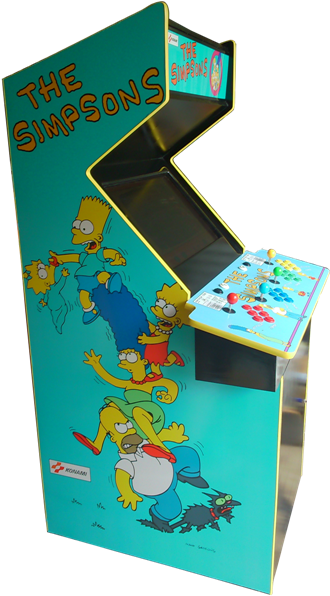 Machine Aecade Beisbane - Simpsons Arcade Game (480x640), Png Download