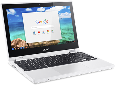 Acerchromebookr11 Cb5 132t White Photogallery 01 Acerchromebookr11 - Acer Chromebook Cb5 132t (420x380), Png Download