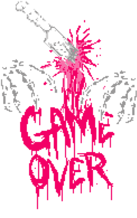 Ouch Game Over - Game (571x495), Png Download