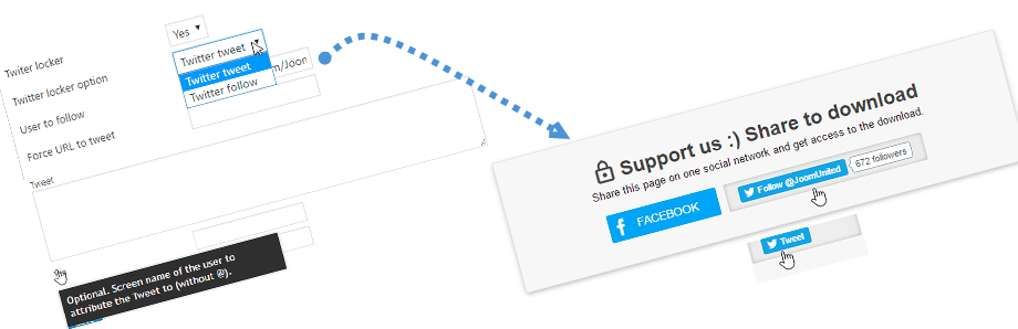 Lock File Download Behind Facebook - Graphic Design (920x298), Png Download