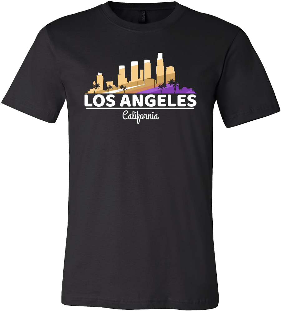 La Los Angeles City Skyline California U - Red Dead Redemption 2 T Shirt (1000x1000), Png Download