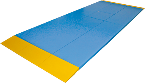 Walkway Element To Install Force Plates On Flat Surfaces - Exercise Mat (500x500), Png Download