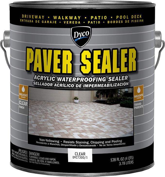 Dyco® Paver Sealer™ - Dyco Paints Paver Sealer 1-gal. Gloss Exterior Solvent (679x730), Png Download