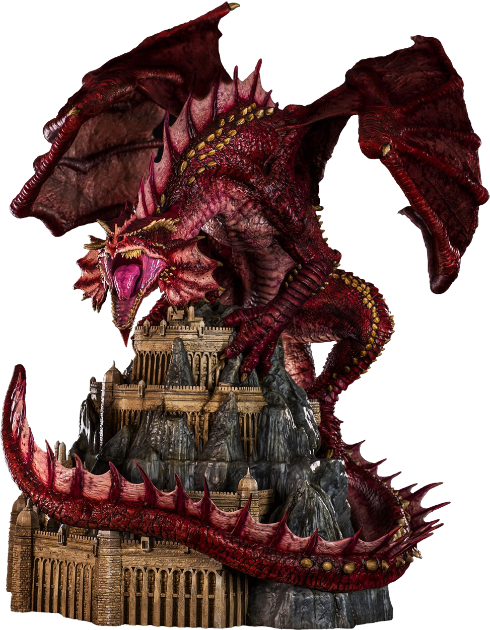 Dungeons & Dragons - Klauth Red Dragon (1062x1400), Png Download