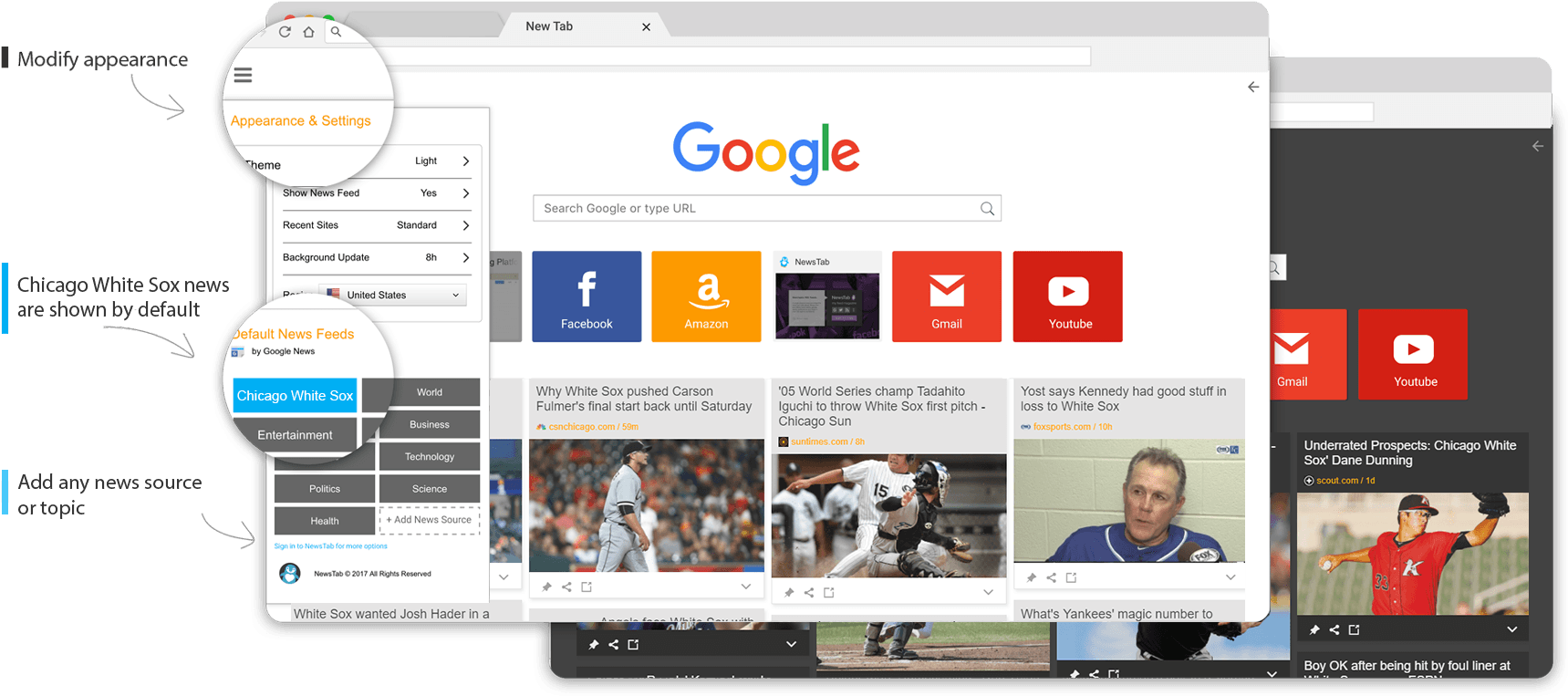 Chicago White Sox News Newstab - News (1748x784), Png Download