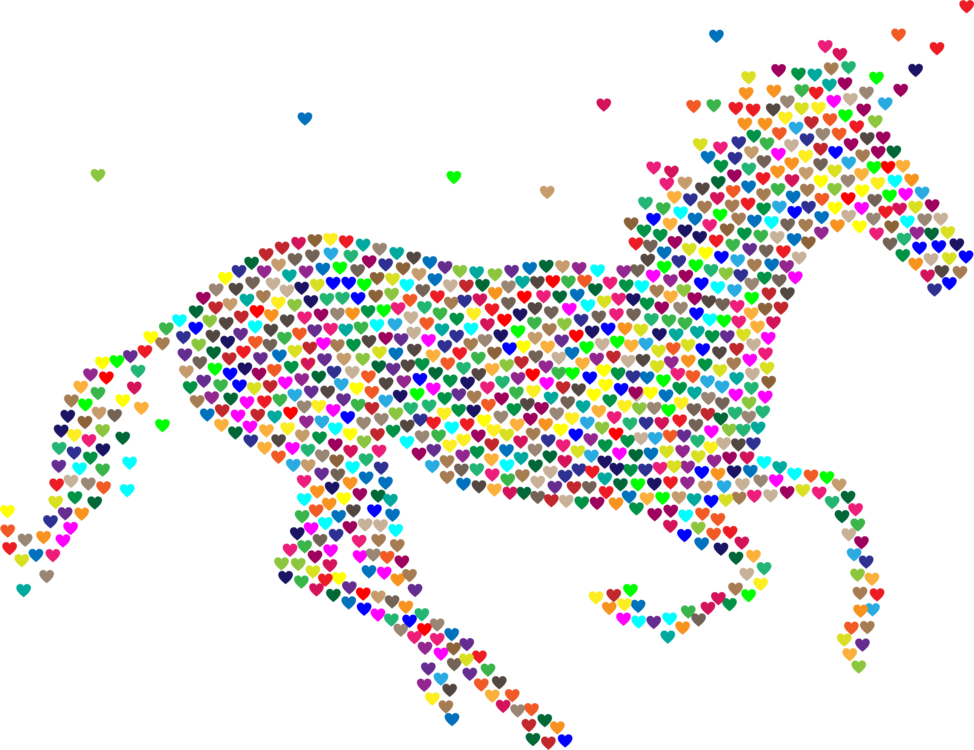 Unicorn Computer Icons Nyan Cat Pegasus - Rainbow Unicorn Transparent Background (974x750), Png Download