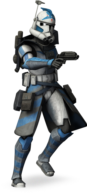 Arcfives - Star Wars The Clone Wars Arc Trooper Fives (369x680), Png Download
