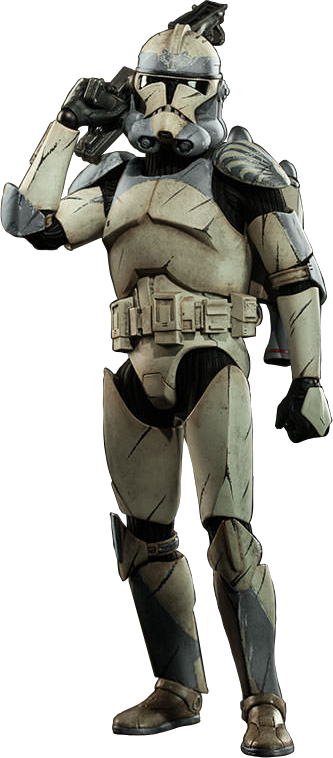 Clone Trooper Wolfpack 104th Battalion 1/6th Scale - Sideshow Star Wars 1:6 Wolfpack Clone Trooper 104th (333x758), Png Download