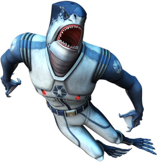 Karkarodon - Star Wars Shark Species (545x560), Png Download