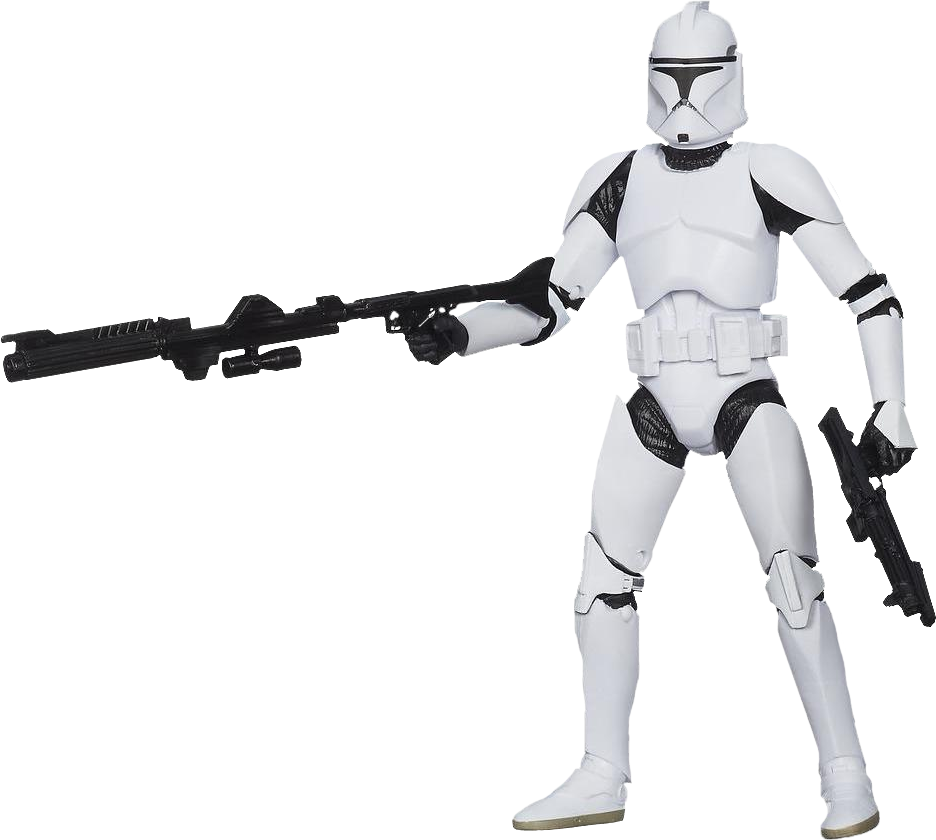 Clone Trooper 6" Star Wars Black Series Action Figure - Clones Troopers Black Serie (936x840), Png Download