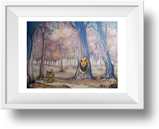 Nightmare Before Kyootmas Giclee Art Print - Art (600x489), Png Download